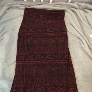 Aztec maxi skirt